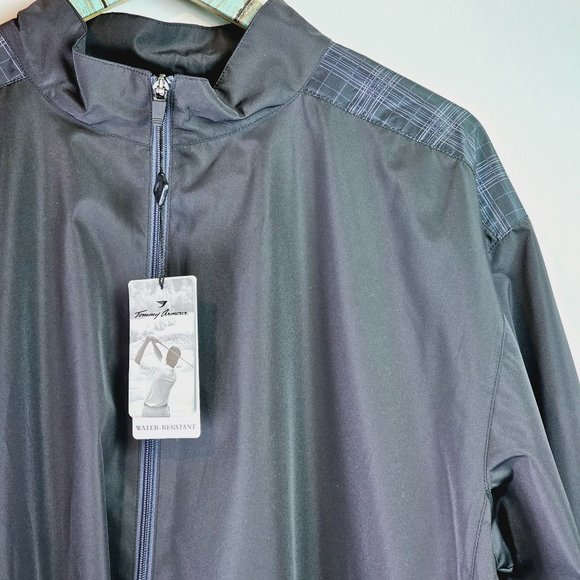 Tommy Armour Men's Water-Resistant Full Zipper Wind Breaker Jacket 2265-14, XL - Picture 3 of 9
